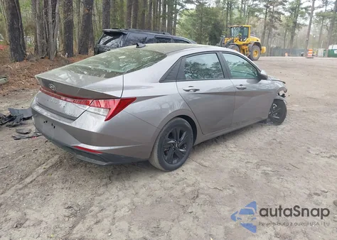 2023 Hyundai Elantra Hybrid Blue z USA, uszkodzony, nr VIN KMHLM4AJ3PU059056